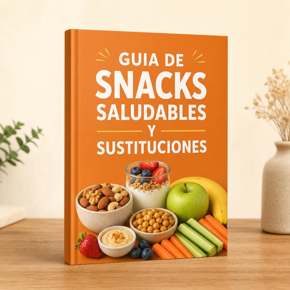 GUIA DE SNACKS SALUDABLES Y SUSTITUCIONES